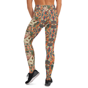 Yoga Leggings - Psychedelic Pig